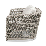 Everly - Frame Barrel Deep Seating Patio Loveseat Sofa Axroma Olefin - Oat Beige - R&R Furniture Gallery (Fountain Valley, CA)