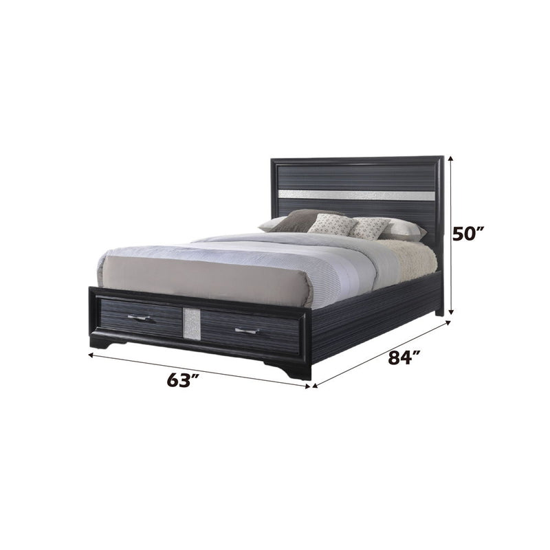 Naima - Bed w/Storage - R&R Furniture Gallery (Fountain Valley, CA)