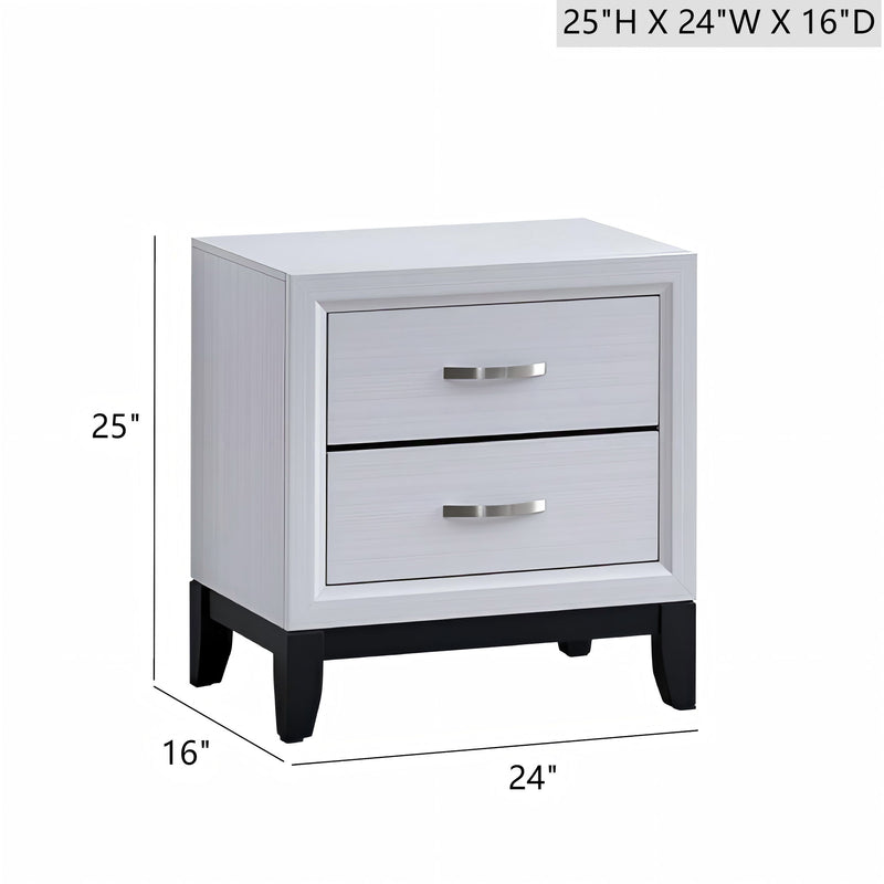 Glasgow - Nightstand With English Dovetail Drawers - R&R Furniture Gallery (Fountain Valley, CA)