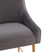 Beatrix - Velvet Stool - R&R Furniture Gallery (Fountain Valley, CA)