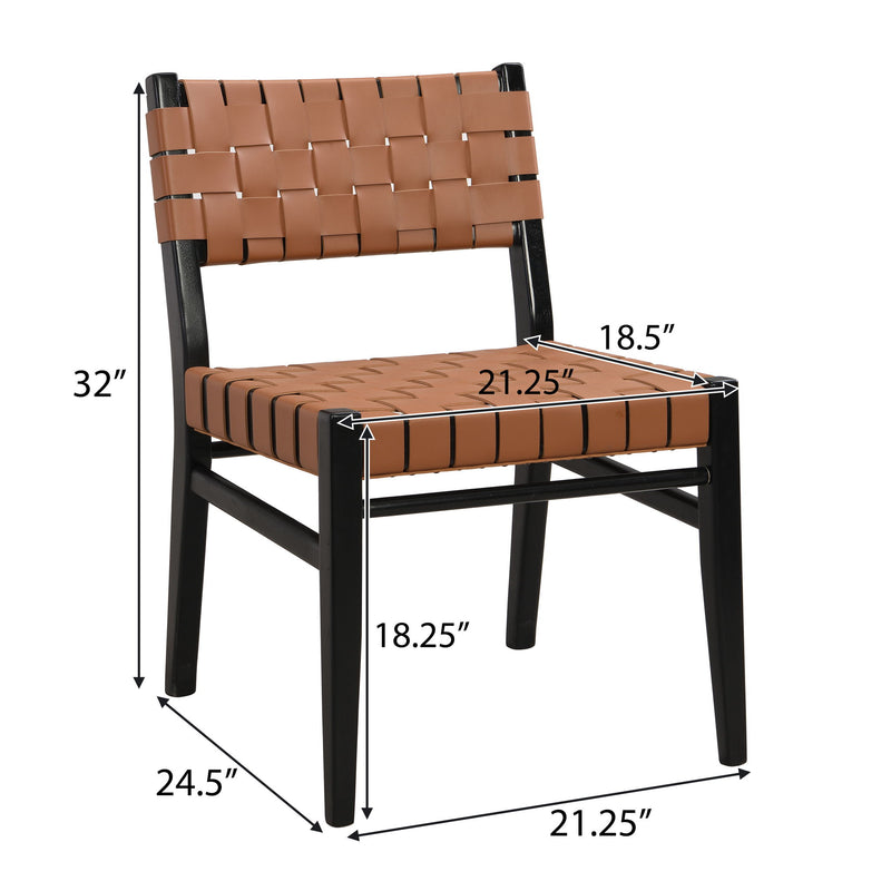 Noble House modern style dining side chair with sleek design, wooden legs, and upholstered seat for contemporary dining rooms.