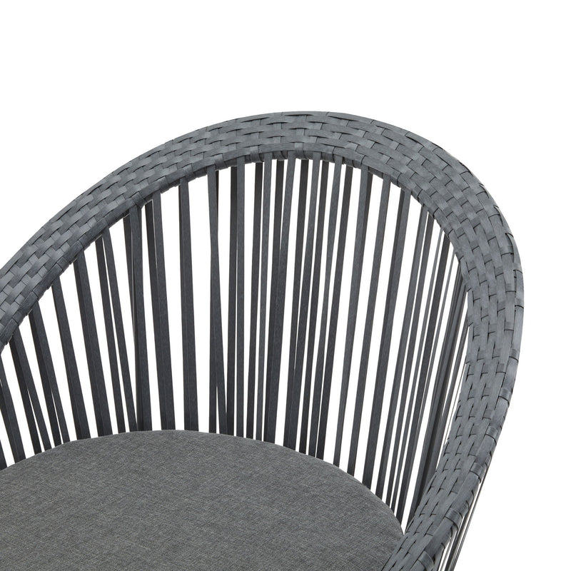 Modern Swivel Wicker Lounge Chair With Round Design - R&R Furniture Gallery (Fountain Valley, CA)
