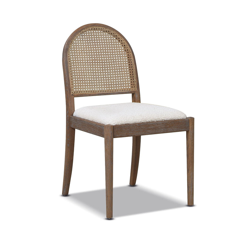 Panama - Curved Cane Side Dining Chair (Set of 2) - R&R Furniture Gallery (Fountain Valley, CA)