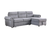 Ashton - Reversible Sleeper Sectional Sofa Chaise - R&R Furniture Gallery (Fountain Valley, CA)