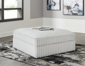 Stupendous - Oversized Accent Ottoman - Alloy - R&R Furniture Gallery (Fountain Valley, CA)
