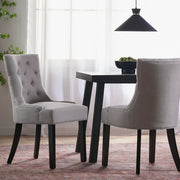 Contemporary Cheney Dining Chair Set With Tufted Design - R&R Furniture Gallery (Fountain Valley, CA)
