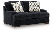Whitmore Manor - Loveseat - Black Pearl - R&R Furniture Gallery (Fountain Valley, CA)
