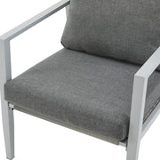 Modern Noble House lounge arm chair with rope accents and plush cushions, featuring a stylish and comfortable design.
