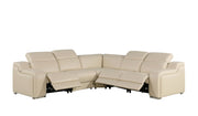 1116 - Power Reclining Italian Leather Sectional - R&R Furniture Gallery (Fountain Valley, CA)