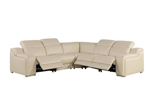 1116 - Power Reclining Italian Leather Sectional - R&R Furniture Gallery (Fountain Valley, CA)