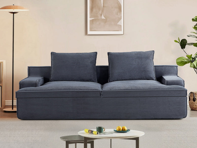 Nimbus - Oversized Full Foam 4 Seater Couch For Living Room Upholstered In Soft, Wide Armrests - R&R Furniture Gallery (Fountain Valley, CA)