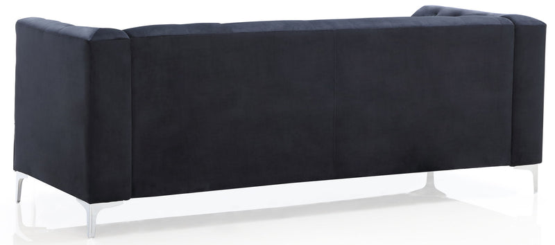 Contemporary Pompano stationary sofa by Glory Furniture with sleek design and plush cushions in a modern living room setting.