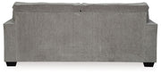 Signature Design by Ashley Altari sleeper sofa with plush fabric and convertible bed in a modern living room setting.