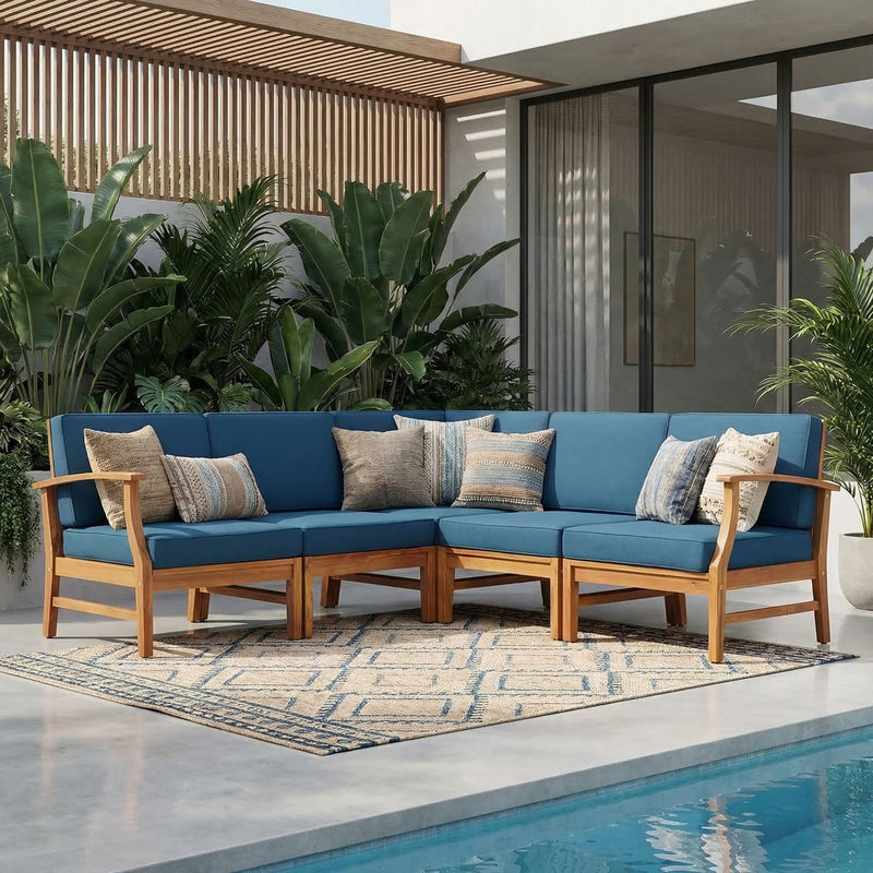 Perla - 5 Pieces Sofa Set - R&R Furniture Gallery (Fountain Valley, CA)