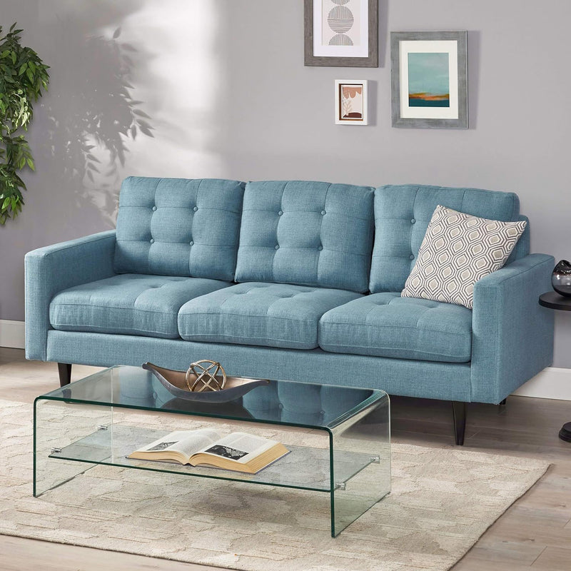 Jenny - Contemporary Tufted Fabric 3 Seater Sofa - R&R Furniture Gallery (Fountain Valley, CA)