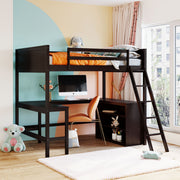 Loft Bed With Shelves With Desk - R&R Furniture Gallery (Fountain Valley, CA)