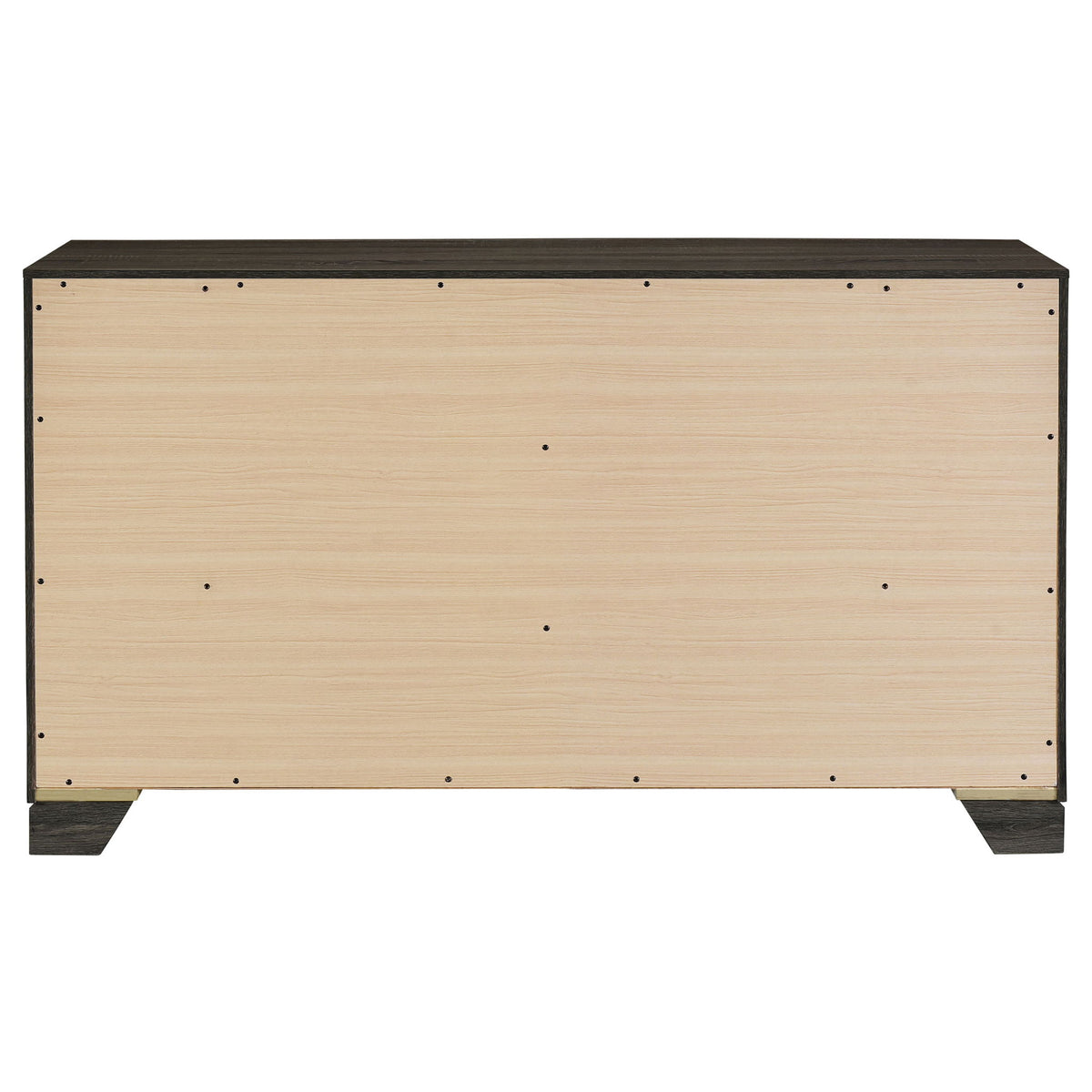 Funston - 6 Drawer Dresser Cabinet - Brown Oak