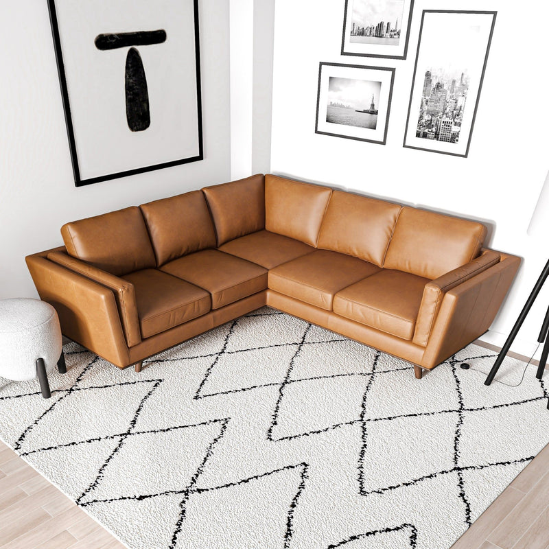 Erman - Corner Sofa - Tan - R&R Furniture Gallery (Fountain Valley, CA)