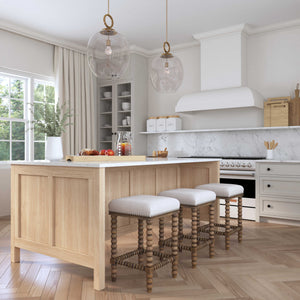 Large white blown glass pendant light by Uttermost, featuring a sleek 1-light pendant lighting design for modern interiors.