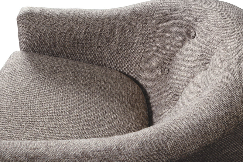Upshur - Swivel Glider Accent Chair - Taupe - R&R Furniture Gallery (Fountain Valley, CA)