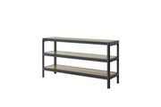 Console Table With Insets - Black - R&R Furniture Gallery (Fountain Valley, CA)