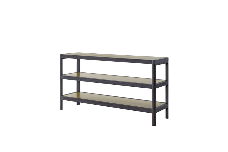 Console Table With Insets - Black - R&R Furniture Gallery (Fountain Valley, CA)