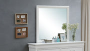 Elegant traditional wall mirror by Glory Furniture, featuring a classic frame suitable for any room decor.