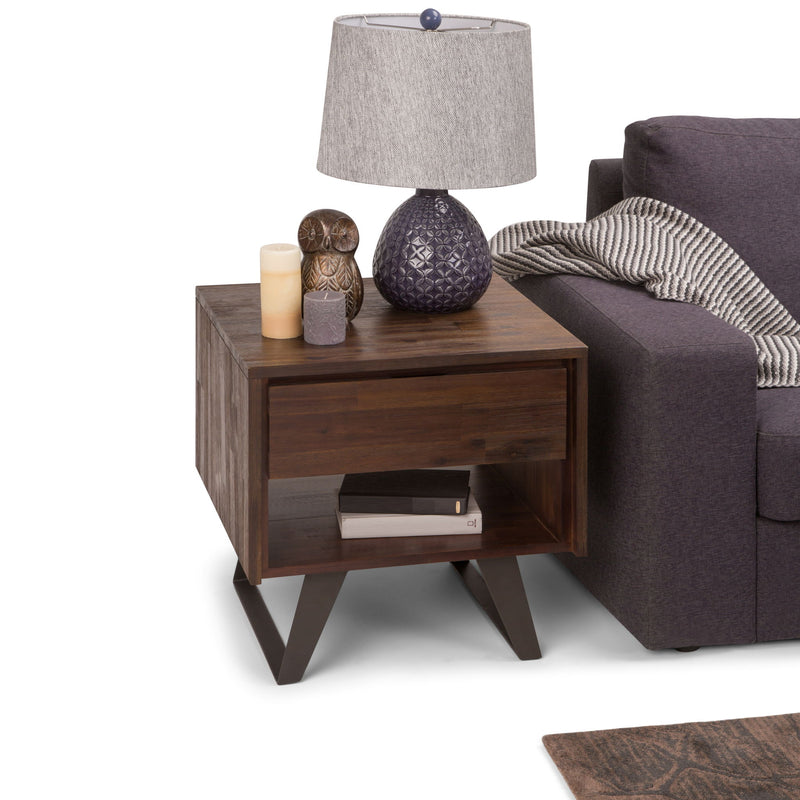 Lowry - Modern End Table - R&R Furniture Gallery (Fountain Valley, CA)