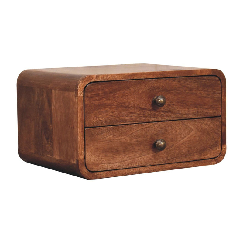 Curved Wall Mounted Bedside Nightstand - R&R Furniture Gallery (Fountain Valley, CA)