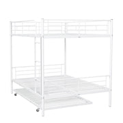 Steel construction bunk bed from DreamHaus featuring a sturdy frame and two sleeping levels with ladder access.