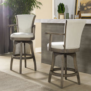 Williams - Swivel Counter Height Bar Stool - R&R Furniture Gallery (Fountain Valley, CA)
