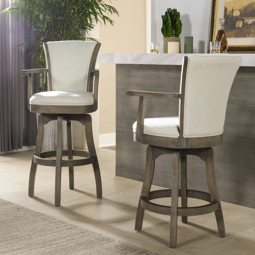 Williams - Swivel Counter Height Bar Stool - R&R Furniture Gallery (Fountain Valley, CA)