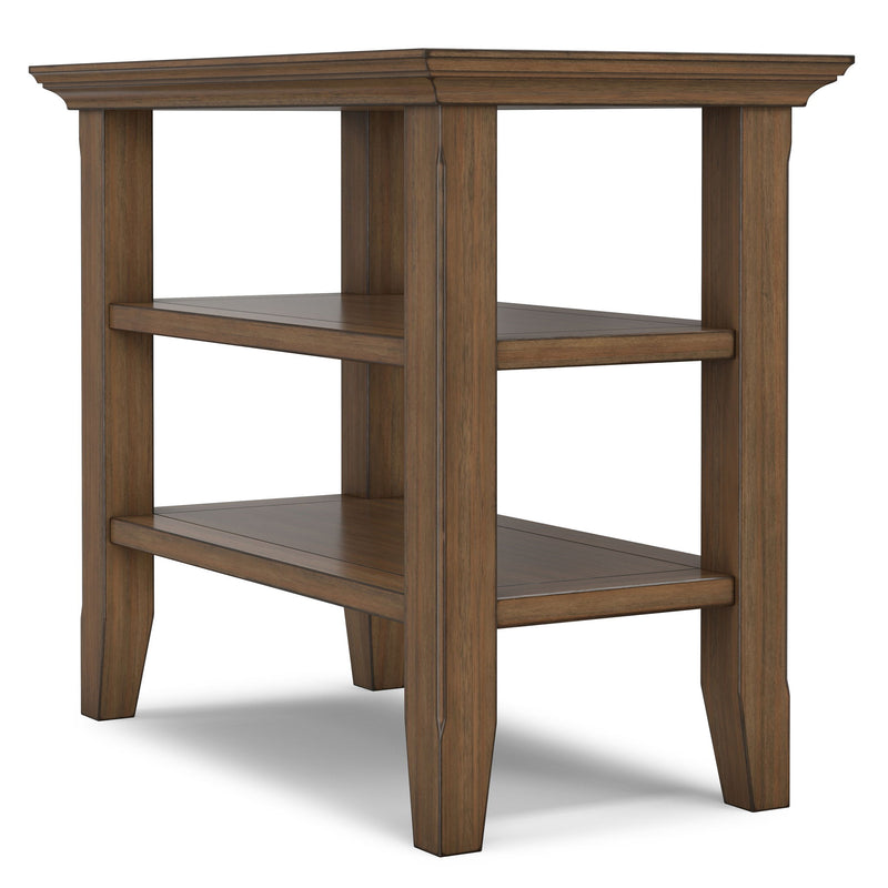 Acadian - Narrow Side Table - Rustic Brown - R&R Furniture Gallery (Fountain Valley, CA)