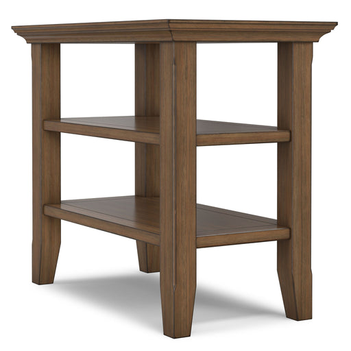 Acadian - Narrow Side Table - Rustic Brown - R&R Furniture Gallery (Fountain Valley, CA)