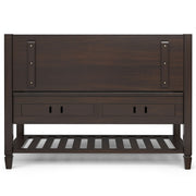 Connaught - Entryway Storage Bench With Shelf - Chestnut - R&R Furniture Gallery (Fountain Valley, CA)