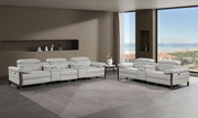 1246 - Modular Power Reclining Dual Console Sofa And Console Loveseat Set With Power Headrests - R&R Furniture Gallery (Fountain Valley, CA)