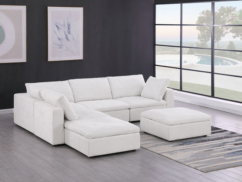 1100 - 6-Piece 3-Seat Sectional (Italian Fabric)
