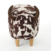 Cow Shaped Ottoman Footstool - R&R Furniture Gallery (Fountain Valley, CA)