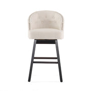 360 Degree Swivel Bar Stool With Stunning Nailhead Trim (Set of 2) - R&R Furniture Gallery (Fountain Valley, CA)