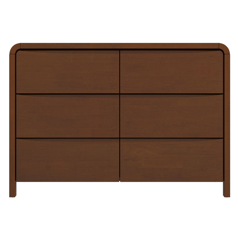 Lionel - 6 Drawer Dresser - Brown - R&R Furniture Gallery (Fountain Valley, CA)