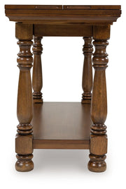 Sturlayne - Flip Top Sofa Table - Brown - R&R Furniture Gallery (Fountain Valley, CA)