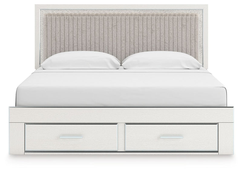 Zuraleus - Upholstered Panel Platform Storage Bed - R&R Furniture Gallery (Fountain Valley, CA)