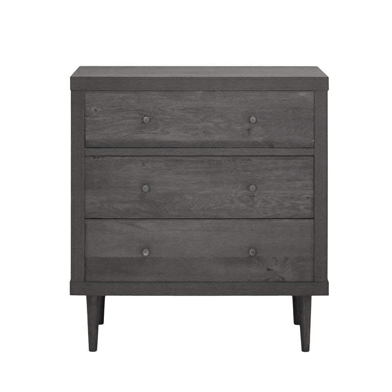 Nystrom - Mid Century Modern 3 Drawer Chest - R&R Furniture Gallery (Fountain Valley, CA)
