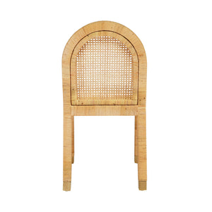 Amara - Rattan Arched Back Dining Chair - Natural - R&R Furniture Gallery (Fountain Valley, CA)