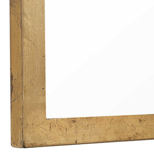 Shaped Arch Top Frame Mirror - Gold Leaf