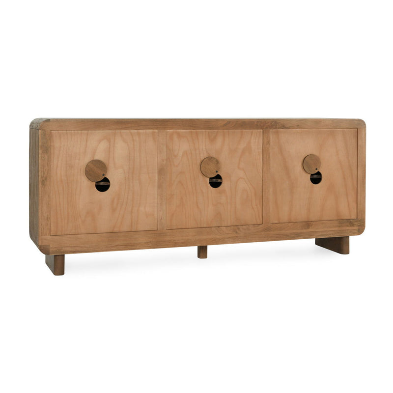 Vally - Wood 6 Door Buffet - Artisan Brown - R&R Furniture Gallery (Fountain Valley, CA)