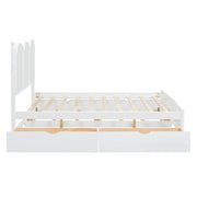 Platform Bed With With 2 Big Drawers And Trundle - R&R Furniture Gallery (Fountain Valley, CA)