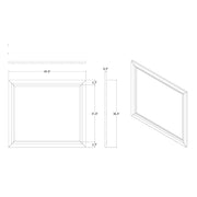 Chloe - Mirror - Gemstone Silver - R&R Furniture Gallery (Fountain Valley, CA)