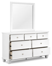 Fortman - Dresser And Mirror - White - R&R Furniture Gallery (Fountain Valley, CA)