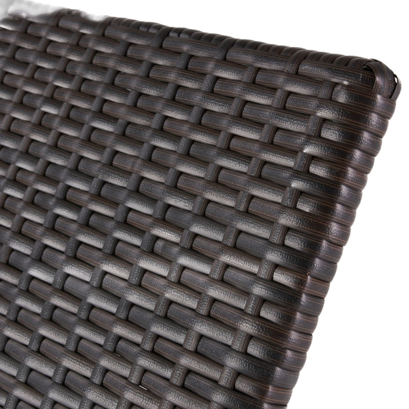 Kauai - Modern Style Pe Wicker Chaise Lounge - Brown Multi - R&R Furniture Gallery (Fountain Valley, CA)